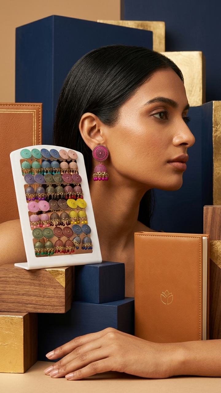 Mandala Magic Jhumkas Set