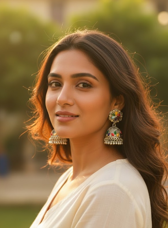 Navrang Bloom Jhumka Earrings