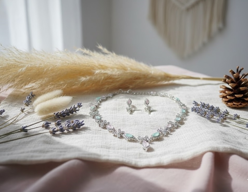 Opaline Blossom Necklace