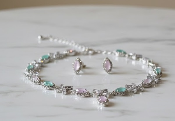 Opaline Blossom Necklace
