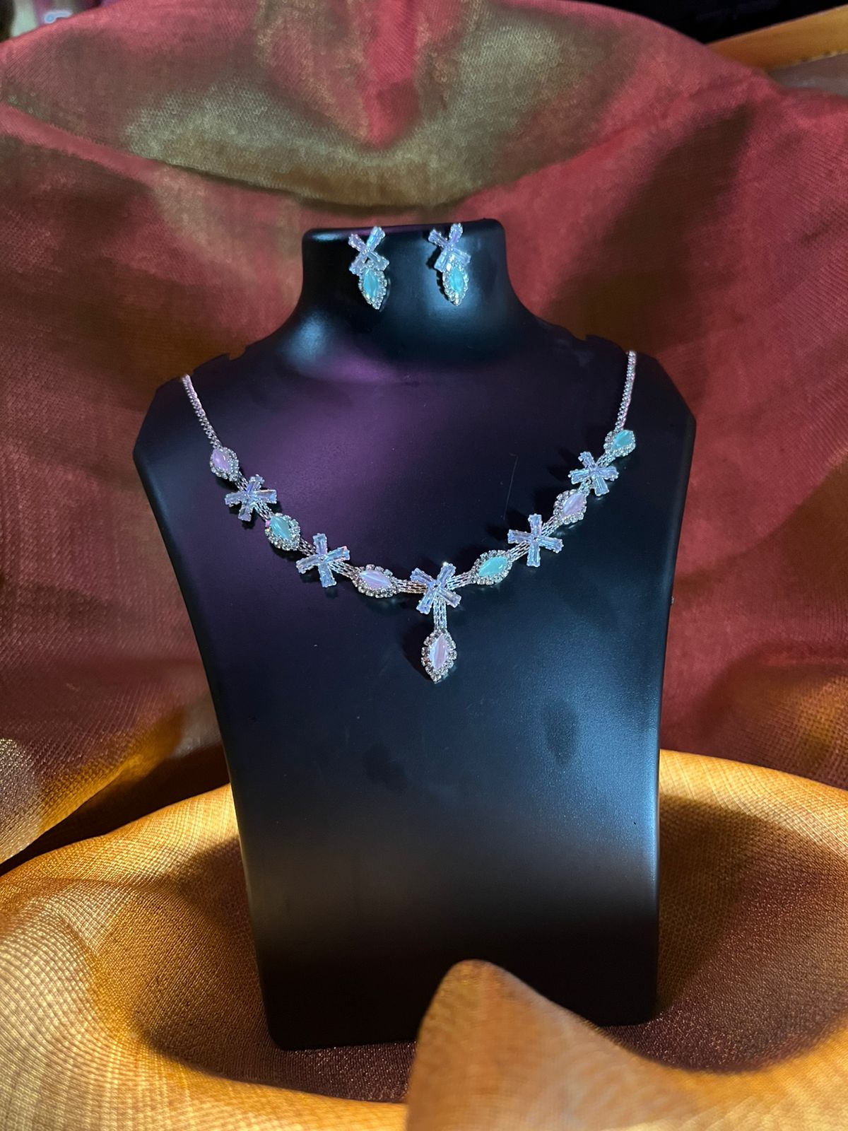 Opaline Blossom Necklace