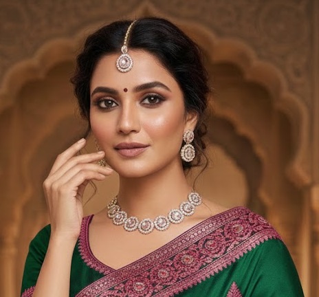 Pearl Drop EarringsEthereal Crystal Halo Necklace