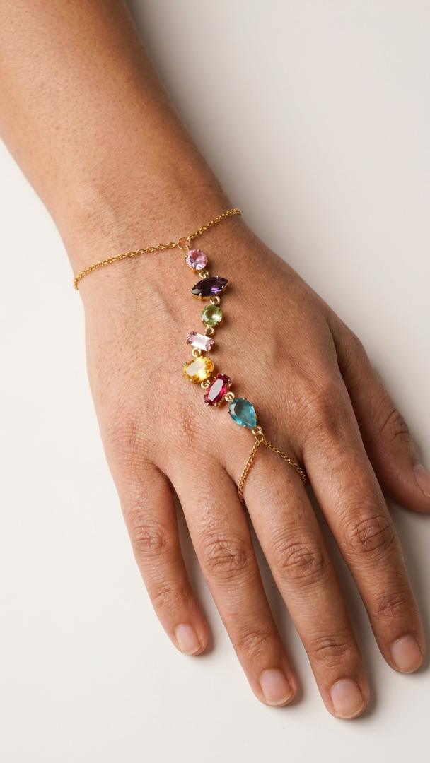 Rainbow Lariat Haathphool