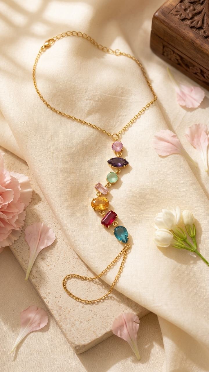 Rainbow Lariat Haathphool