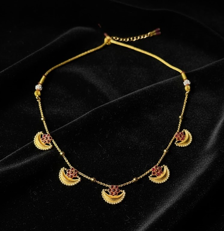 Rajwadi Crescent Charm 