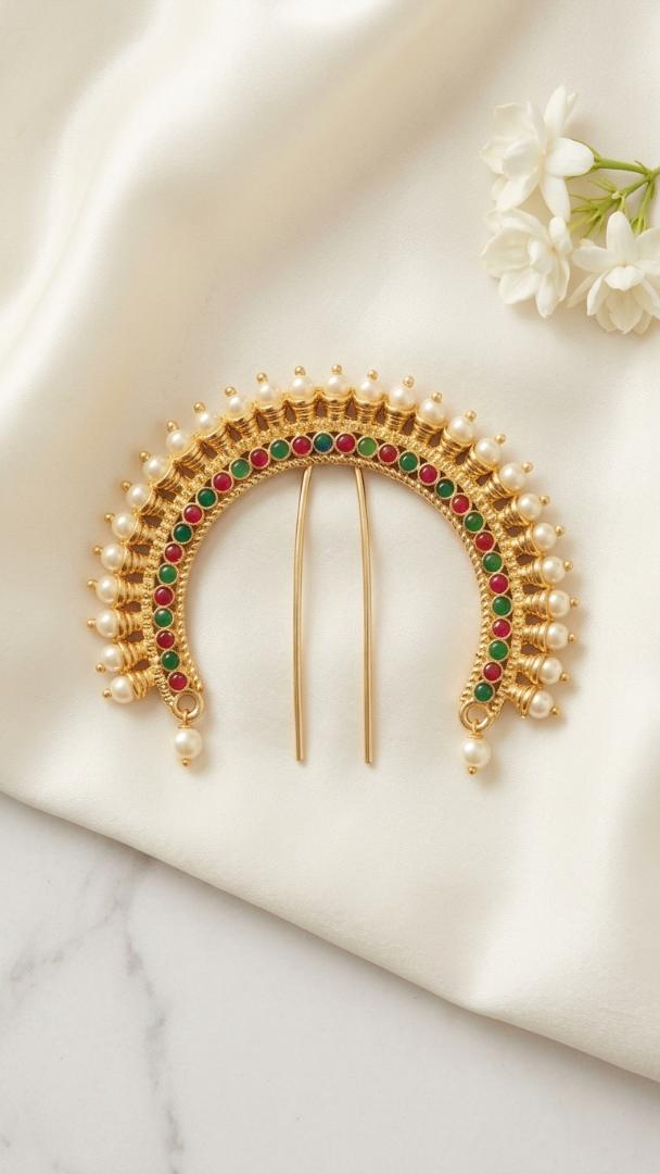Rani Pearl Crown Pin