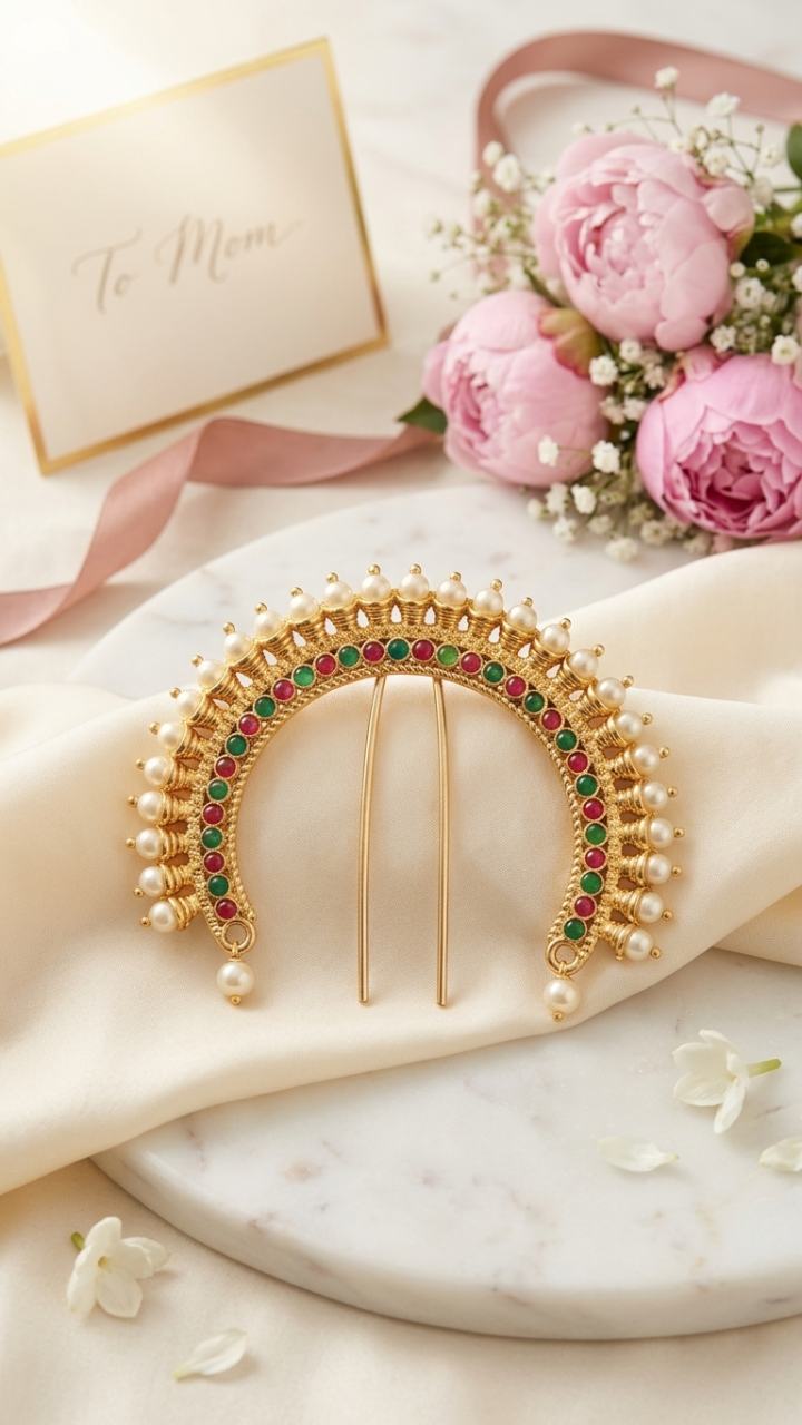 Rani Pearl Crown Pin