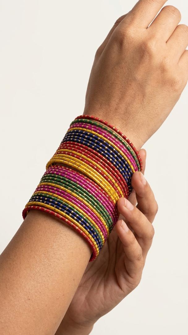 Royal Multicolor Bangle Set
