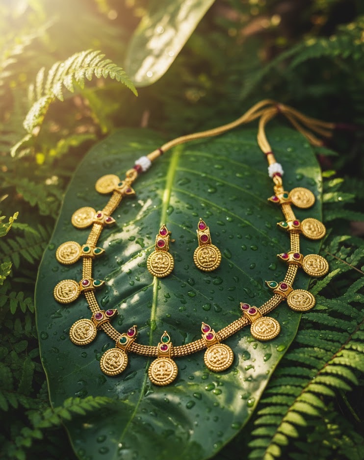 Temple-inspired choker Necklace