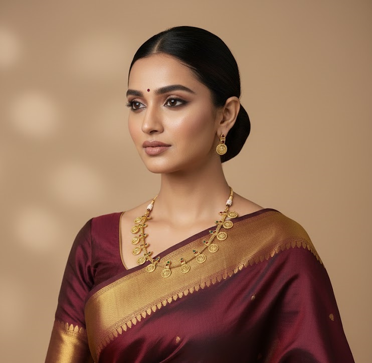 Temple-inspired choker Necklace